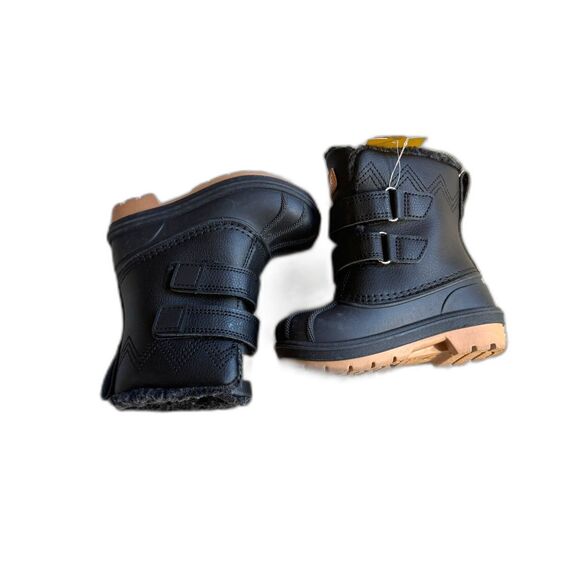 Toddler Black Denver Winter Boots - Cat & Jack Size 6 NWT - Picture 2 of 8